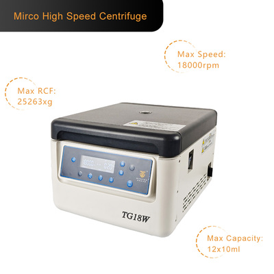 TG18W High Speed Micro Centrifuge