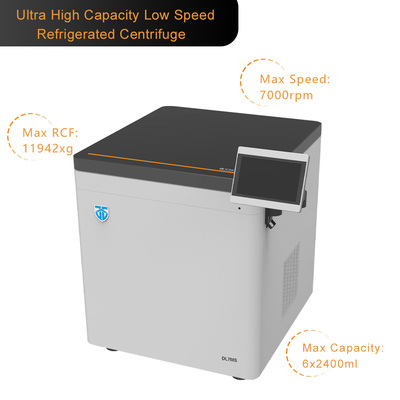 DL7MS Ultra High Capacity Low Speed Refrigerated Centrifuge